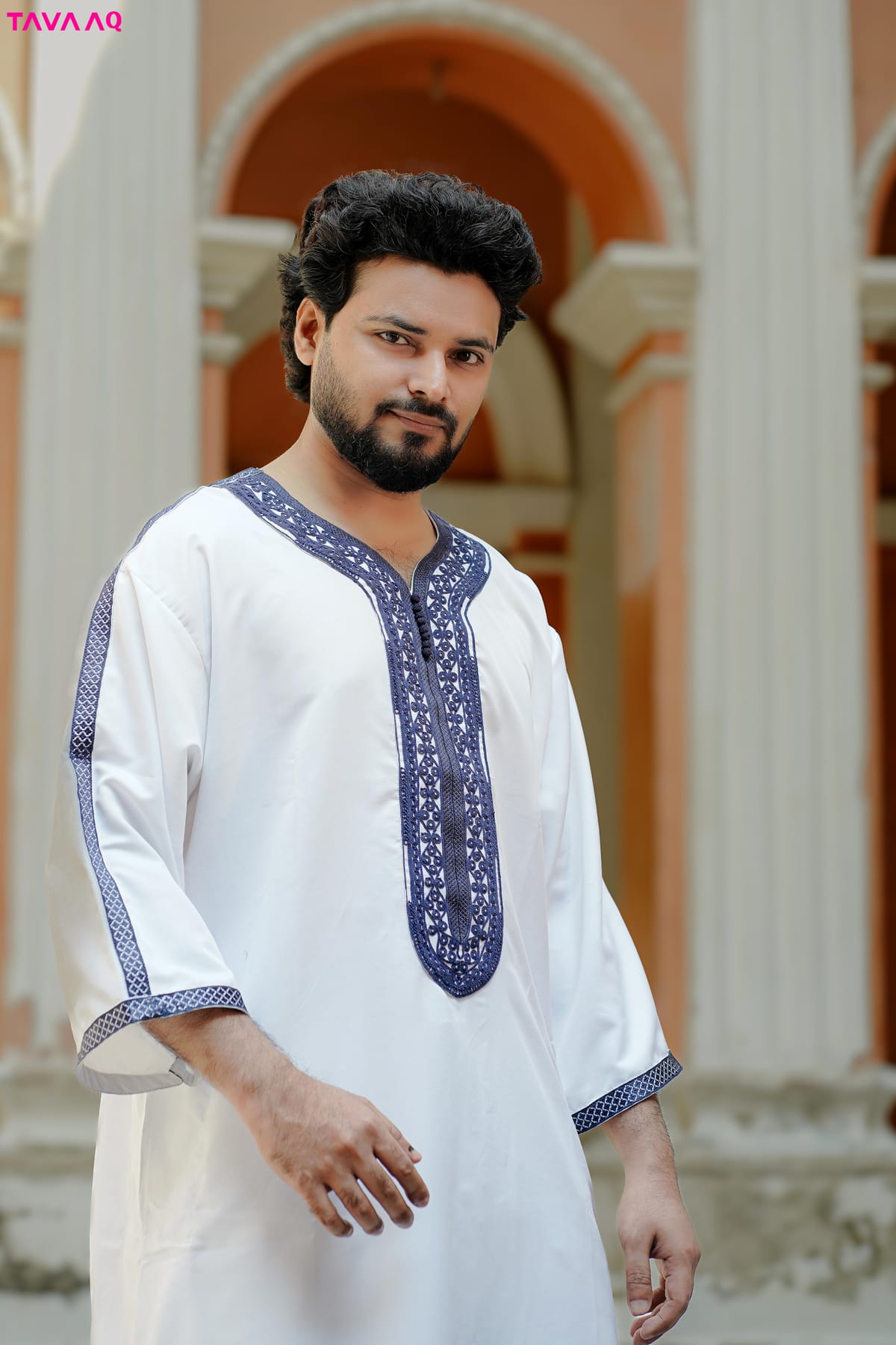 Premium Royal Moroccan Thobe - White