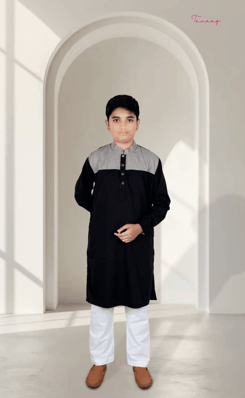 Kids Classic Punjabi – Black