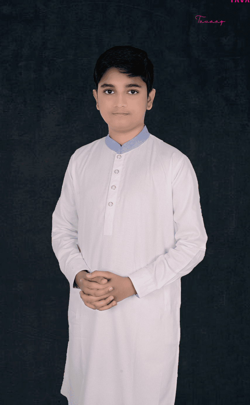 Kids Classic Punjabi — White - Image 4
