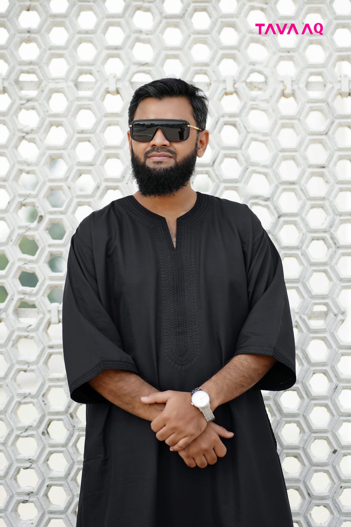 Royal Moroccan Thobe Black