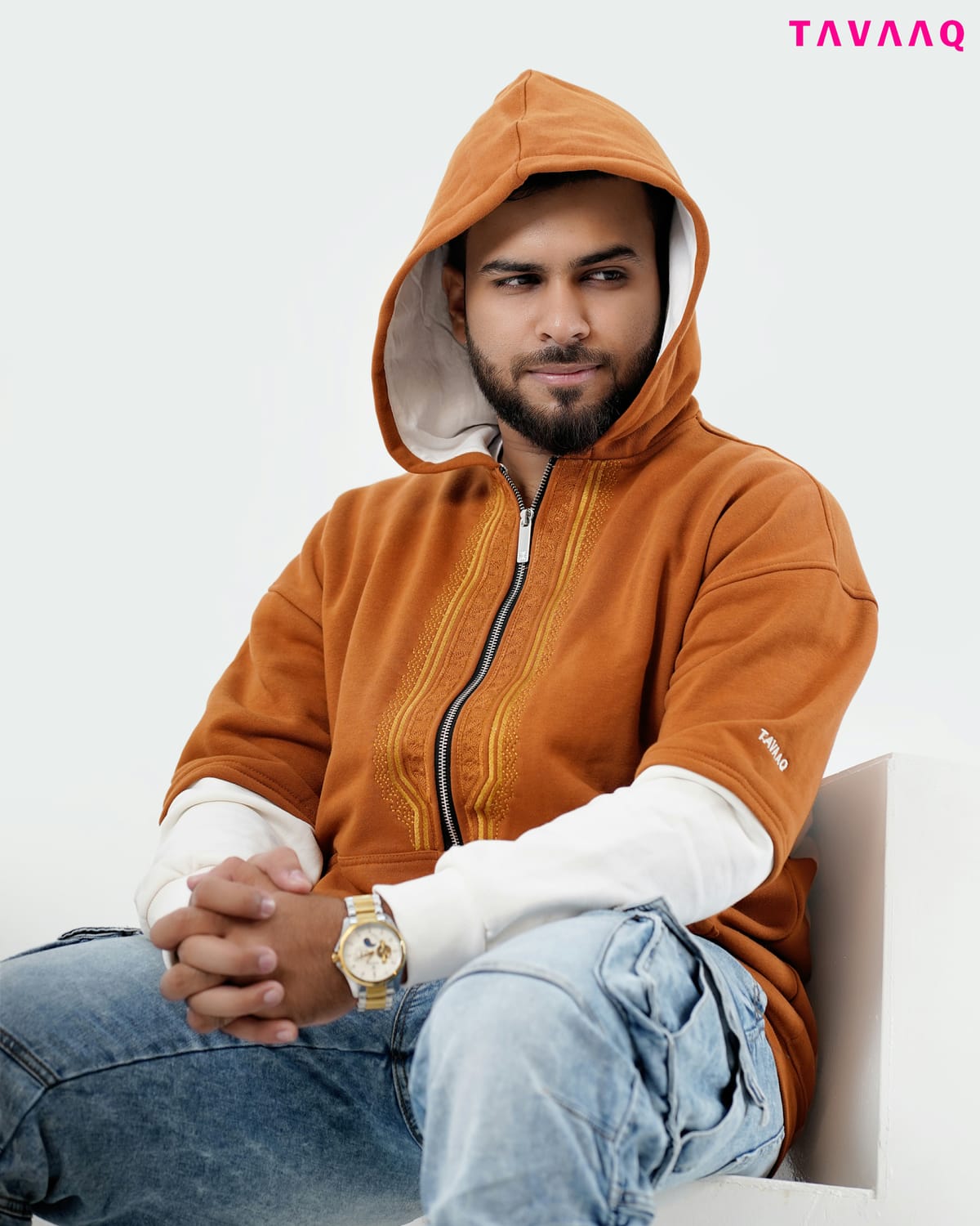AZRAQ Hoodie — Mustard Yellow - Image 2