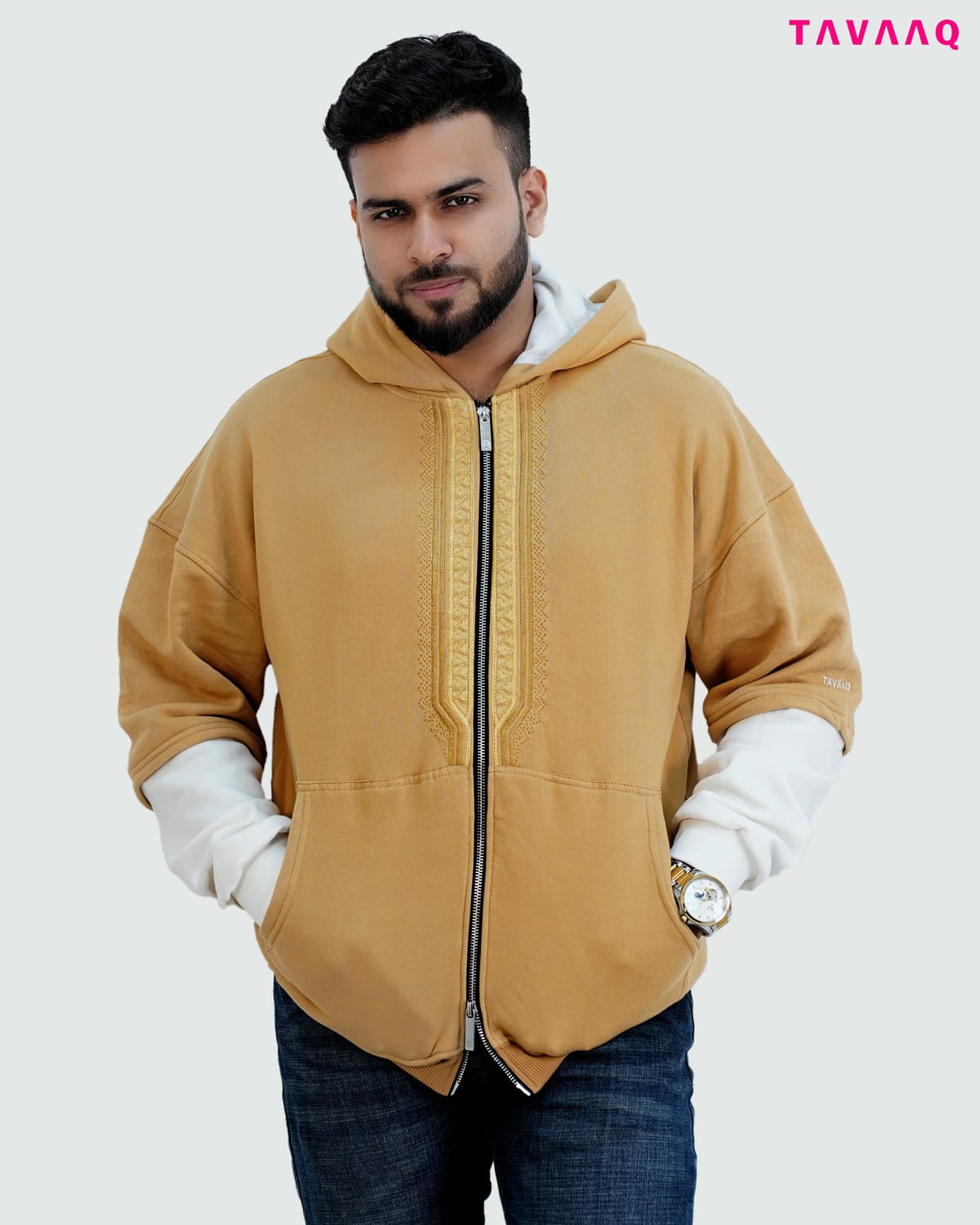AZRAQ HOODIE — Biscuit Beige - Image 5